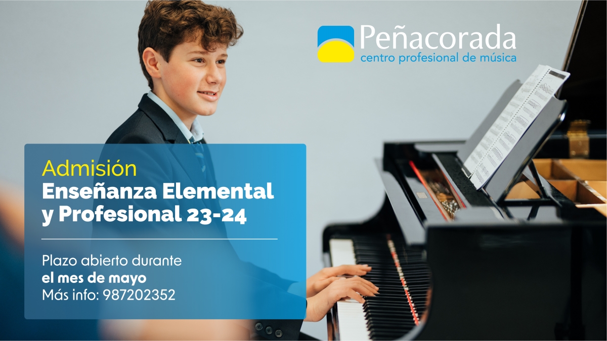 Admisión Enseñanza Elemental y Profesional de Música Peñacorada 23-24
